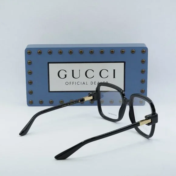 FINAL PRICE NEW GUCCI GG1433O 001 BLACK EYEGLASSES